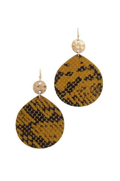 Double Circle Drop Earring