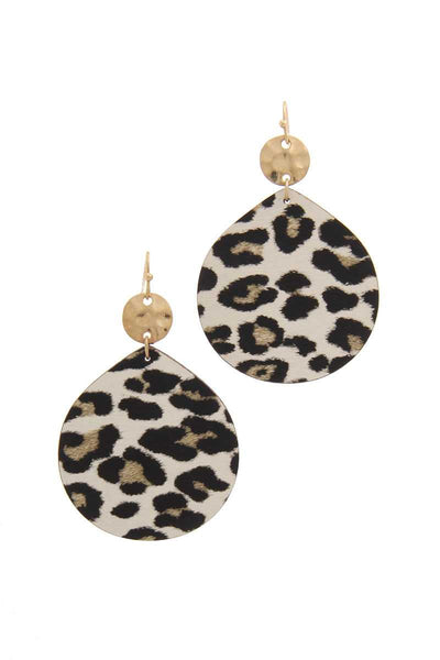 Double Circle Drop Earring