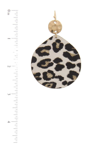 Double Circle Drop Earring