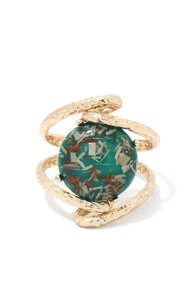 Round Metal Cuff Bracelet