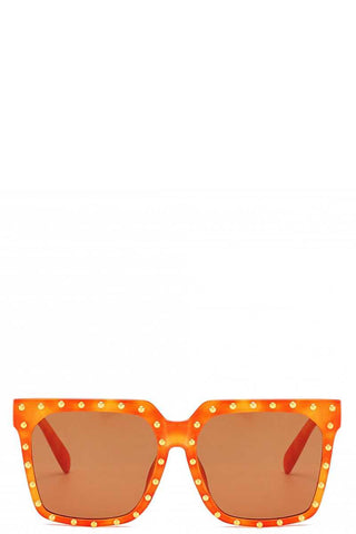 Designer Studded Poly Carbonate Sunglasses
