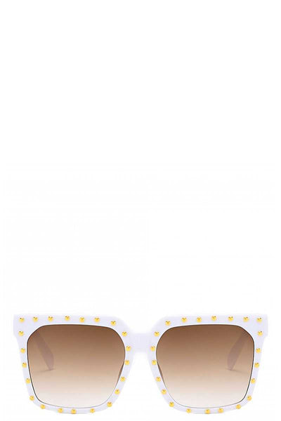 Designer Studded Poly Carbonate Sunglasses