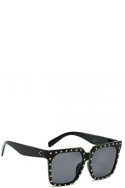 Designer Studded Poly Carbonate Sunglasses