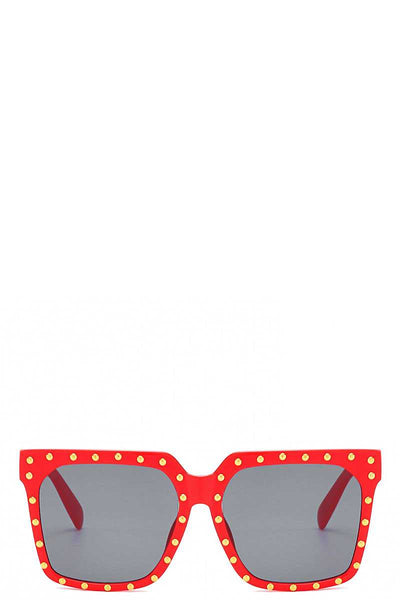 Designer Studded Poly Carbonate Sunglasses