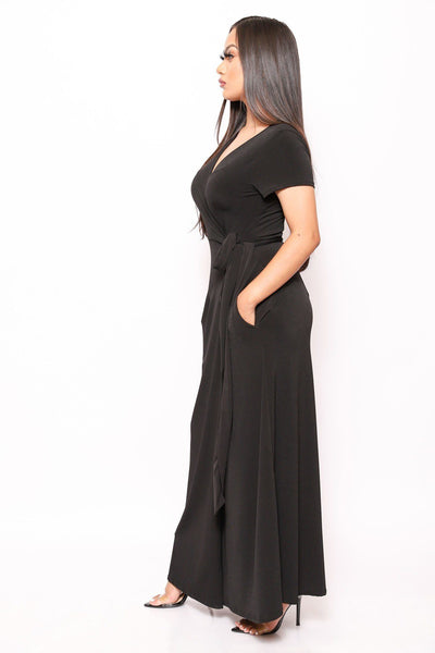 Simple, Sexy, And Chic Floor Length Wrap Dresses