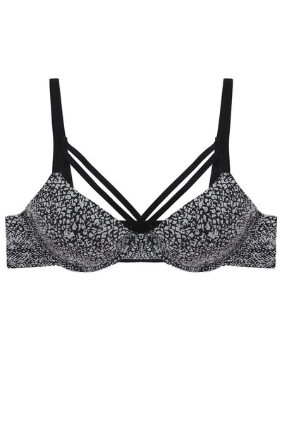 Caged Plunge Bra W/ Underwire