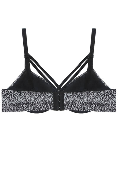 Caged Plunge Bra W/ Underwire