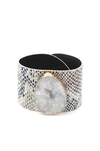 Snake Pattern Wrap Bracelet