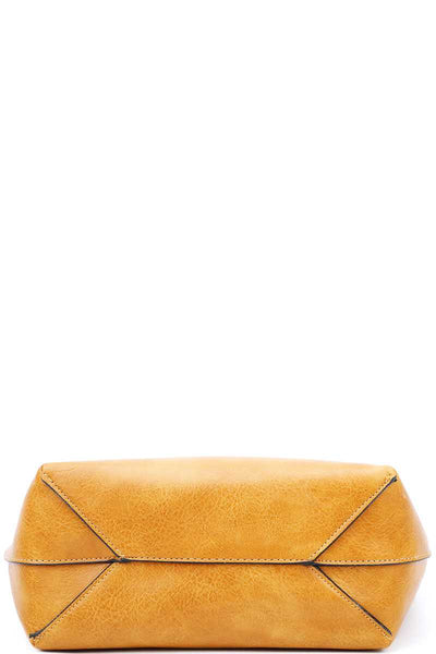 3in1 Modern Chic Tote Crossbody And Clutch Set With Long Strap