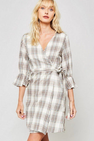 A Plaid Woven Dress