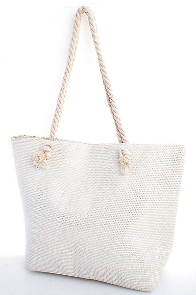 Holographic Leopard Print Tote Bag