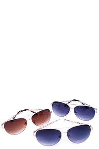 Trendy Fashion Aviator Sunglasses