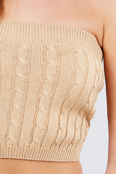 Twisted Effect Tube Sweater Top