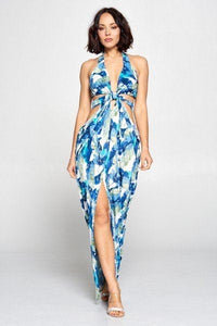 Cut Out Long Dress