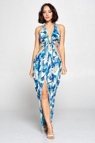 Cut Out Long Dress