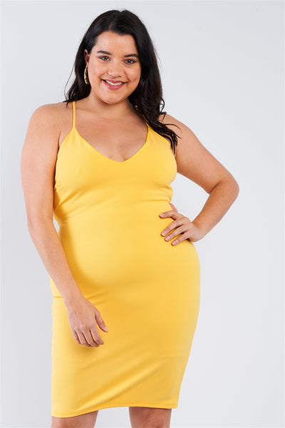 Plus Size Basic Bodycon Dress