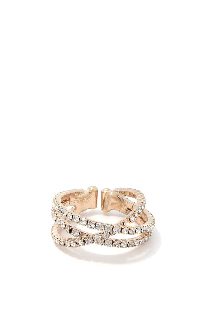 Loop Rhinestone Ring