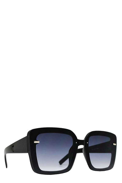 Designer Square Rimless Sunglasses