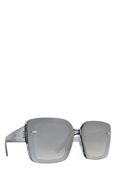 Designer Square Rimless Sunglasses