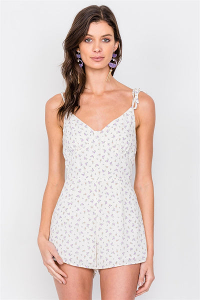 Boho Floral Mini Chic Casual Romper