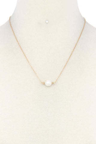 Pearl Charm Necklace