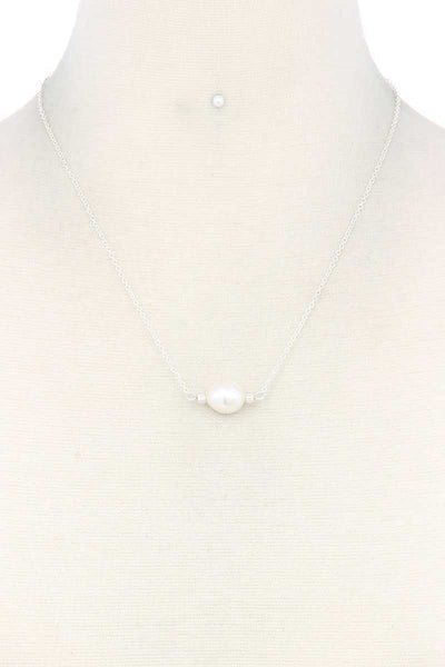 Pearl Charm Necklace