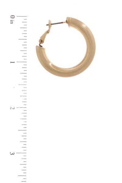 Metal Hoop Earring
