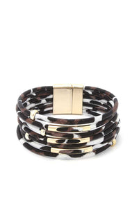 Animal Print Magnetic Bracelet