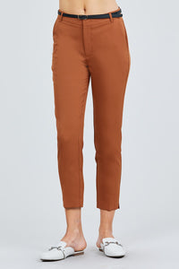Classic Woven Pants W/belt