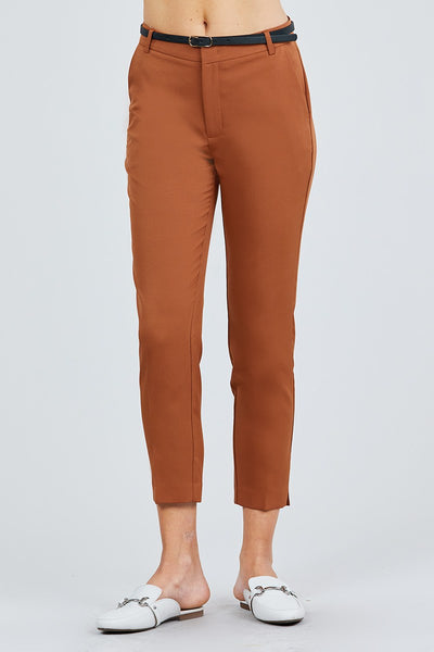 Classic Woven Pants W/belt