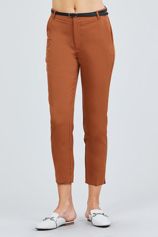 Classic Woven Pants W/belt