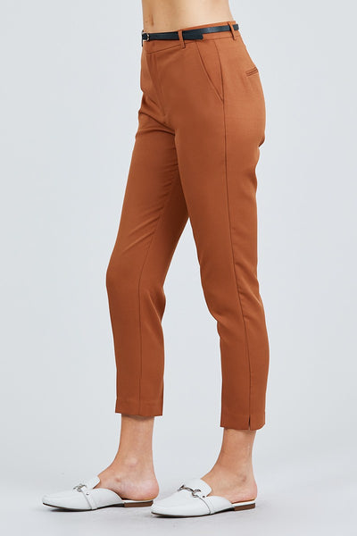 Classic Woven Pants W/belt