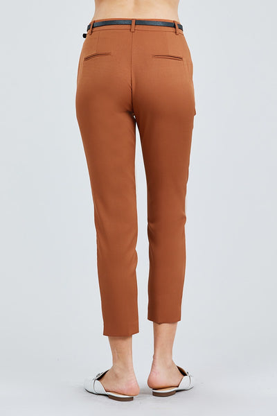 Classic Woven Pants W/belt