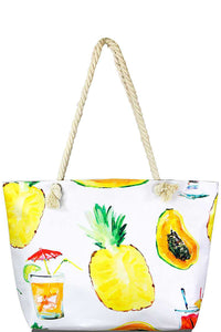 Summer Fruits Beach Bag