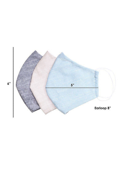 Made In Usa Unisex Fashionable Reusable Washable Cool Breathable Fabric, 3d Face Mask