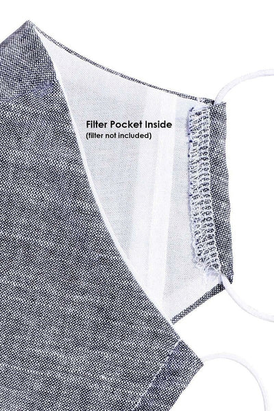 Made In Usa Unisex Fashionable Reusable Washable Cool Breathable Fabric, 3d Face Mask