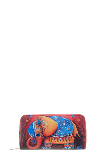 Stylish Elephant Print Wallet