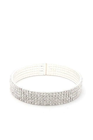 Pave Rhinestone Cuff Bracelet