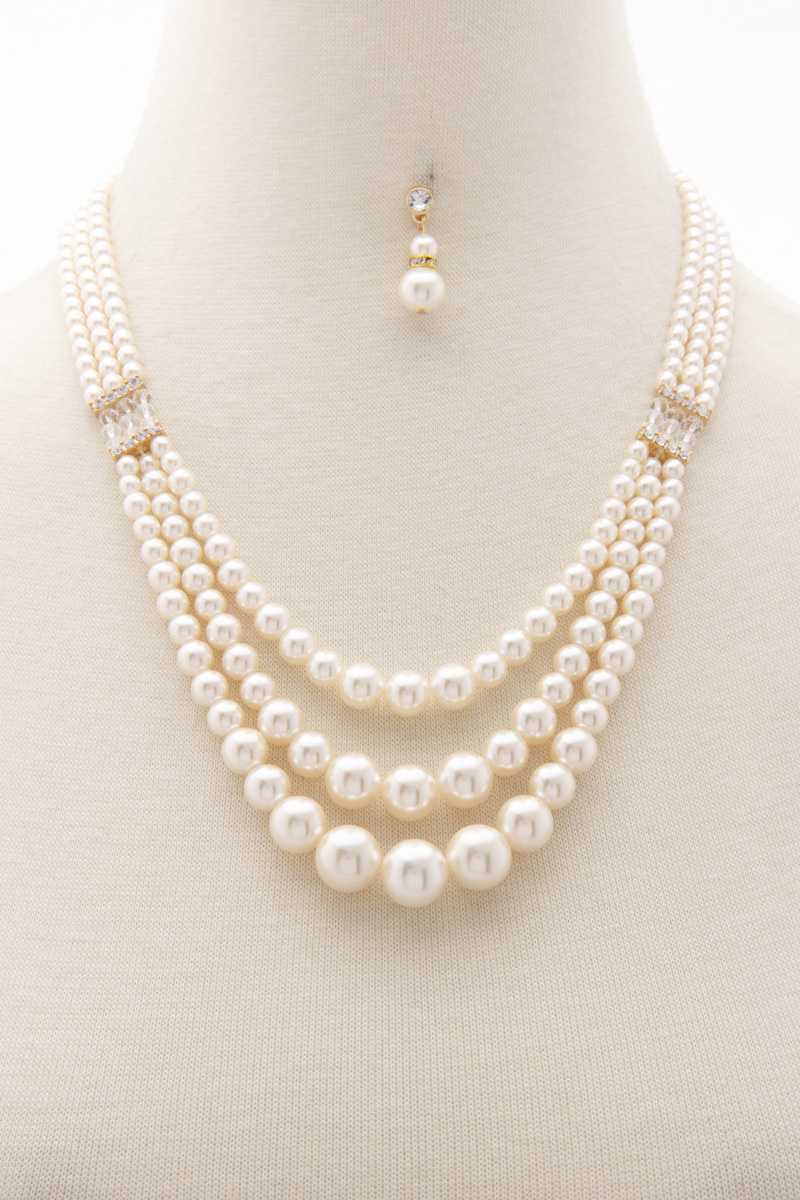 Pearl Layered Necklace