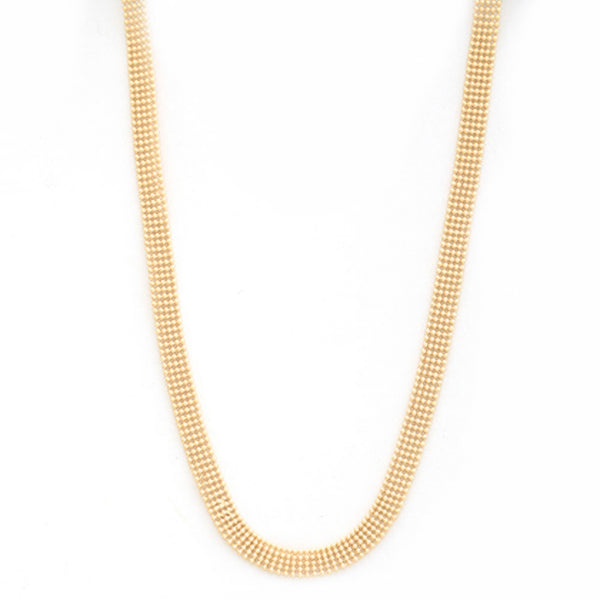 Sodajo Gold Dipped Brass Chain Necklace